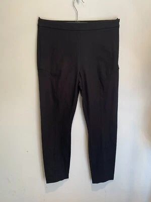 Ted Baker Calya trousers Size 3 UK 12 Skinny slim black jodhpur stretch ponte - Image 1 of 4