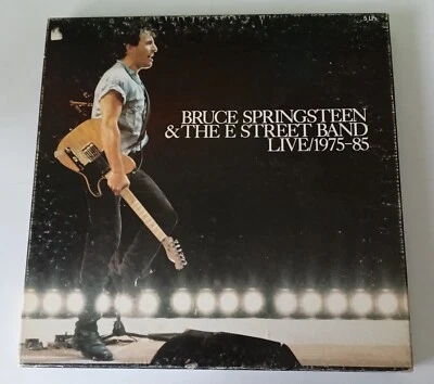 Bruce Springsteen & E-Street Band Live 5 LP 1975-1985 Sonic Clean VG Strong/G+ - Image 1 of 4