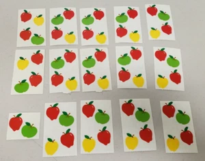 Lote De Colección De 7.25 Tiras De Pegatinas Manzanas Mrs Grossman Sin Usar 1994 - Imagen 1 de 4