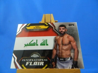 Amir Albazi Topps Chrome UFC 2024 International Flair - Image 1 of 2