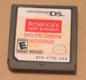 America's Test Kitchen demo NFR Not for Resale USA RARE Nintendo DS - Picture 1 of 1