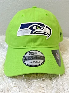 New Era 9Twenty NFL Seattle Seahawks Men’s Adjustable Strapback Hat Cap Neon 2.0 - Bild 1 von 10