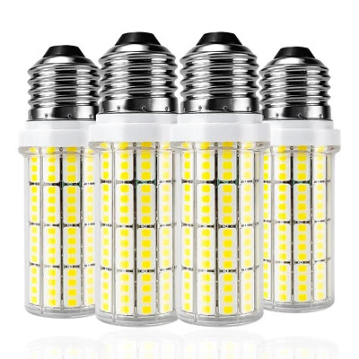 LED Corn Light Bulb  20W 4 Pack 5000k E26/E27 for Home Garage - Image 1 of 4