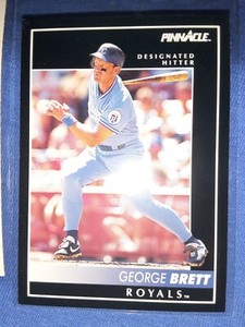 1992 Pinnacle #60 George Brett Kansas City Royals HOF FREE SHIPPING MVP MLB