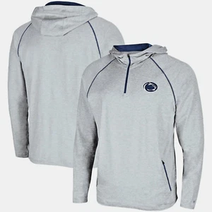 Penn State Nittany Lions NCAA Gray Timeline 1/4 Zip P.O. Hoodie/Colosseum 2XL!! - Picture 1 of 3