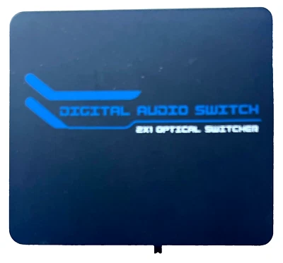 ORIGINAL 2-PORT TO SLINK DIGITAL AUDIO SWITCHER SPDIF 2X1 OPTICAL SWITCH - Image 1 of 4