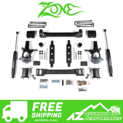 Zone Offroad 6.5" Suspension Lift for 14-18 Chevy GMC Silverado Sierra 1500 2WD - Image 1 of 4