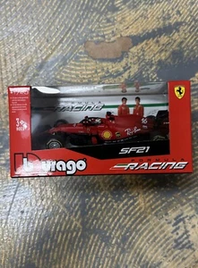 F1 Charles Leclerc Ferrari Scuderia SF21 2022 #16 Bburago 1/43 Maisto - Foto 1 di 6
