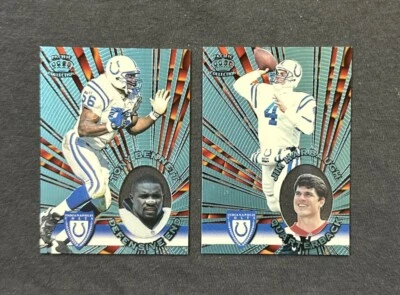 *1996 Pacific Invincible Platinum Blue #I-61 Tony Bennett & #I-65 Jim Harbaugh - Image 1 of 2