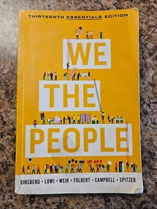We the People - Paperback, by Ginsberg Benjamin; Lowi Theodore J.; Weir - Good - Picture 1 of 2
