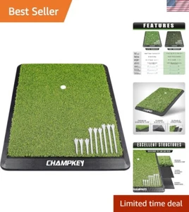 Professional Grade Golf Hitting Mat with True Turf Feel | Heavy-Duty Rubber Base - Picture 1 of 9