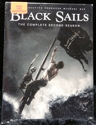 Black Sails 📀 Complete Second Season 2 Toby Stephens Hannah New DVD - Starz - Image 1 of 3