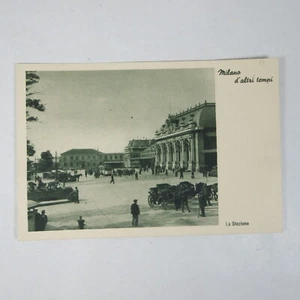 R554 CARTOLINA VIAGGIATA MILANO D'ALTRI TEMPI LA STAZIONE 1964 PACE E C. SEFA - Picture 1 of 2