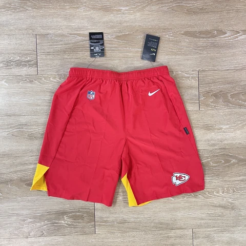 Nike Flex On Field Kansas City Chiefs Football Team Issued Shorts Mens SMALL Cover
