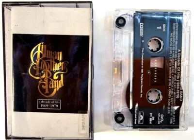 The Allman Brothers Band A Decade Of Hits 1969 - 1979 Cassette tape 1991 rock - Image 1 of 4