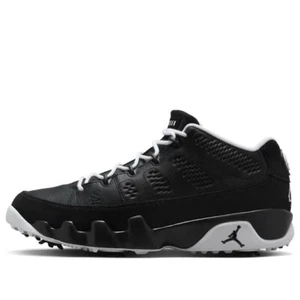 Size 15 Nike Air Jordan 9 Low G NRG P24 Barons Black White Mens Golf FN6930-001 - Picture 1 of 5