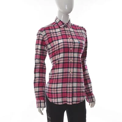 Jack Wills Women's Button Up Flannel Shirt Boyfriend Fit Long Sleeve US-4 UK-8 - Image 1 of 4