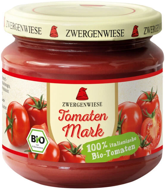 (14,99 EUR/kg) Dwarf meadow organic tomato paste 6 x 200 g - Image 1 of 1