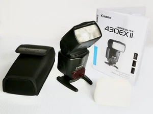 Canon Speedlite 430EX II Shoe Mount Camera Flash E-TTL II - SUPER CONDITION! - Picture 1 of 15