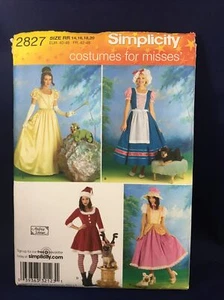 Simplicity 2827 Übergröße 14 16 18 20 Kostüm Halloween Weihnachten Hund und Damen - Bild 1 von 2