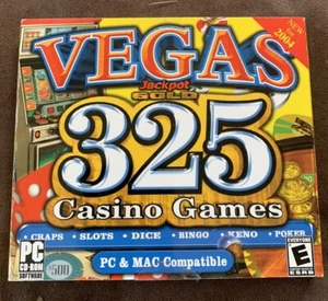 Brand New Vegas Jackpot Gold: 325 Casino Games (Windows/Mac, 2006) - Picture 1 of 3