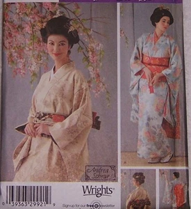 misses Japanese GEISHA GIRL Kimono 6 8 10 12 pattern costume Japan dance Gesha - Picture 1 of 1