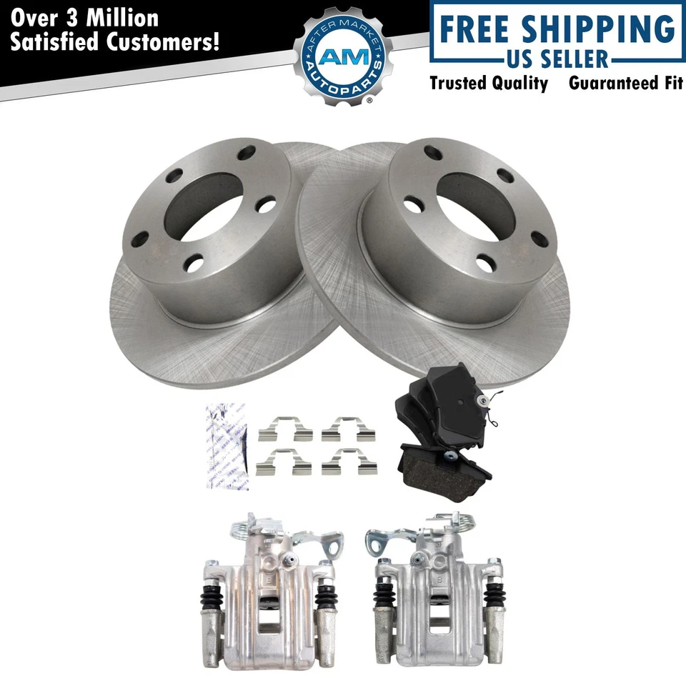 Kit de pastillas de freno trasero y rotor cerámico para Audi A6 1998-2001 Foto 1 de 4