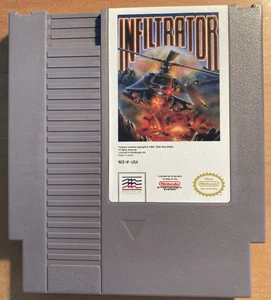 NES ~ INFILTRATOR ~ Nintendo Game 3 Screw NES-IF-USA Game Cart Only NTSC - Picture 1 of 13