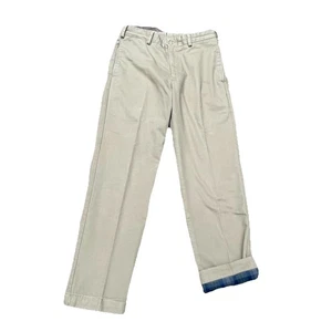 Bills Khakis Pantalone Uomo 31x31 Beige Vestibilità Classica M2 Flat Front Twill Made in USA - Foto 1 di 9