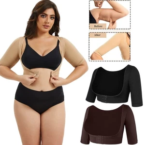 Damen Arm Shaper Kompression Kleidungsstück Haltungskorrektor Ärmel schlanker Weste US - Bild 1 von 44