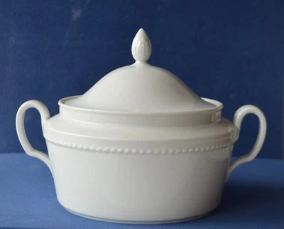Klassisch Fürstenberg Schloß Corvey Perlrand Terrine Suppenschüssel 1,5 Liter - Bild 1 von 2