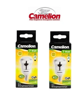 2 x Bombilla Bajo Consumo Espiral Reflector - C - 7W - E14 - R50 - 180lm - 2700K - Imagen 1 de 1
