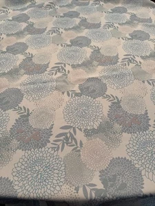 CYNTHIA ROWLEY Beautiful Blue Floral Rectangle Polyester Tablecloth 60”X 82” - Picture 1 of 5