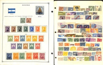 Honduras Stamp Collection on 15 Scott International  Pages, 1865-1955 (BH) - Image 1 of 4