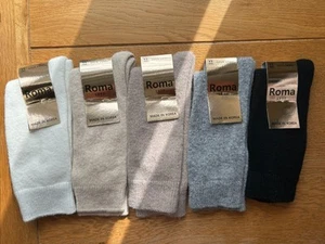 Lightweight Cosy Warm Cashmere Wool Socks, Bed Socks, Made In Korea (Size 3~8.5) - Picture 1 of 6