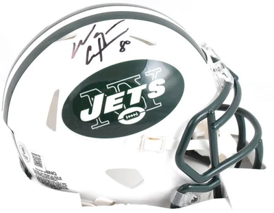 Wayne Chrebet Autographed New York Jets Speed Mini Helmet - Beckett W Hologram - Image 1 of 3
