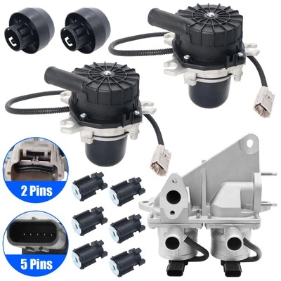 1PC Air Injection Valve & 2X Secondary Injection Air Pump For Toyota Tundra Foto 1 de 4