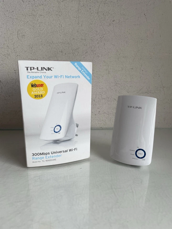 TP-LINK TL-WA850RE Universal Wireless 300Mbps  Wi-Fi Range Extender - White - Image 1 of 4