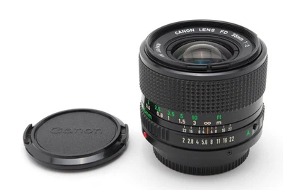 【NEAR MINT】CANON NEW FD NFD 35mm F/2 MF Wide Angle Lens For FD Mount From JAPAN - Image 1 of 4