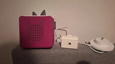 Purple Tonies Box Toniebox Children's Wireless AudioBook Speaker+ ChargerOnly - Image 1 of 2