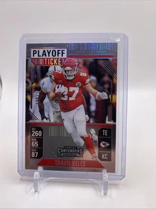 2024 Panini Contenders - Biglietto Playoff Travis Kelce #48 /199 Sp Chiefs - Foto 1 di 3