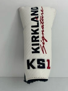 Kirkland Signature KS1 SPECMILL 303SS Blade Putter Head Cover Black / White - Picture 1 of 4