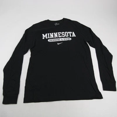 Minnesota Golden Gophers Nike Camiseta Manga Larga Camisa Para Hombre Negra Nueva Foto 1 de 4