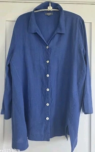 Deep Sea Blue Habitat Kleidung für Damen leichte Tunika top groß - Bild 1 von 6