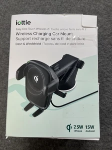 iOttie Easy One Touch Wireless Charging Car Mount for Dash & Windshield - Picture 1 of 3