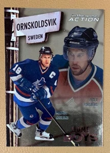 PETER FORSBERG MARKUS NASLUND 2003-04 ITG ACTION HOMEBOYS #HB-1 AVALANCHE CANUCK - Picture 1 of 2