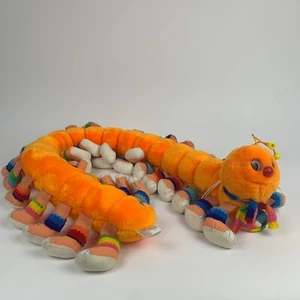 RARO Vintage 1984 Lots-a-Lots-a-Legggggs 40 Gambe 48" Peluche Arancione Commonwealth - Foto 1 di 14