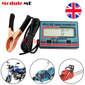Digital 1~99999minutes Meter Tachometer Pulse Engine Gauge Inductive RPM Timer - Picture 1 of 15