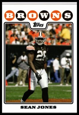 2008 Topps #272 Sean Jones Cleveland Browns - Image 1 of 2