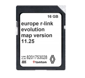 RENAULT Navigation R-LINK SD KARTE 11.25 EUROPA 2024/2025 - Bild 1 von 1
